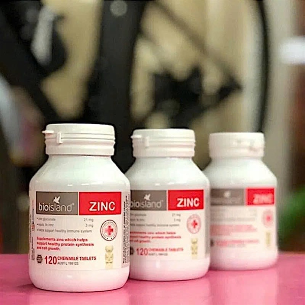 Vitamin Bioisland Zinc Bổ Sung Kẽm Cho Trẻ Từ 1 Tuổi 120 Viên(8/2026)