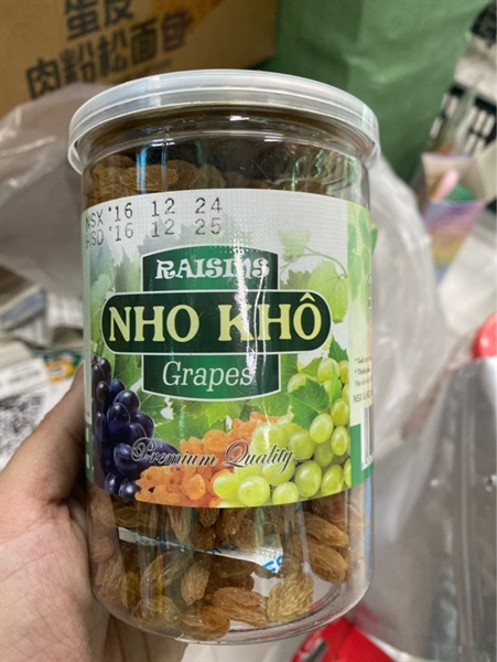 Nho khô Raisins hộp 400g
