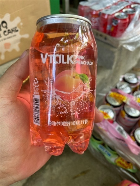 Nước soda Hàn vị đào