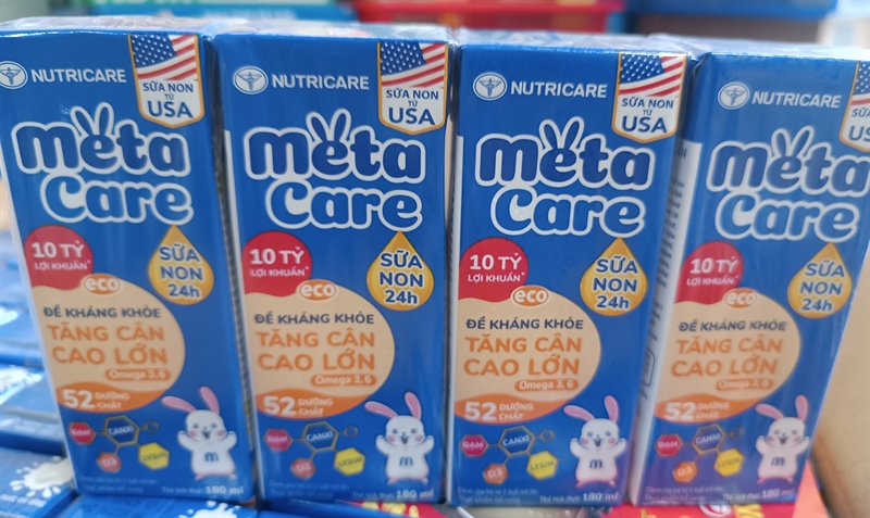 Sữa hộp Metacare xanh 180ml