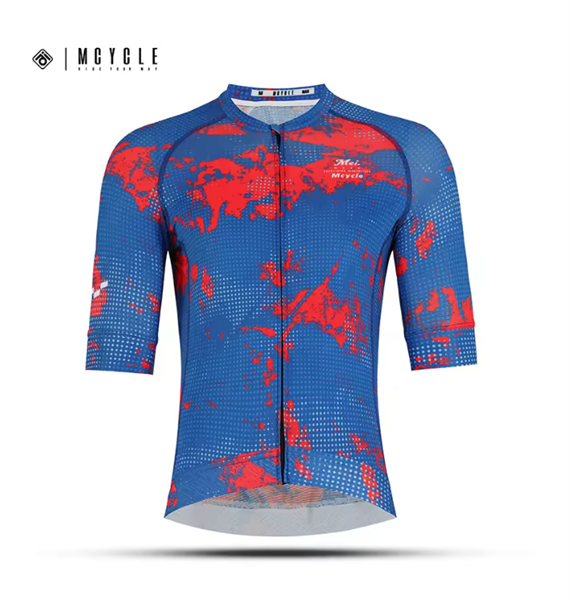 Áo ngắn tay MY347 pro man jersey RED BLUE chính hãng Mcycle