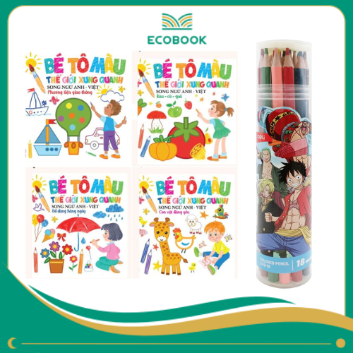 Combo bé tô màu phương tiện giao thông