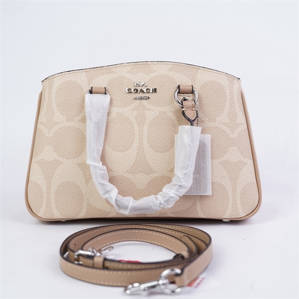 Túi Coach Handle nude sz26 +