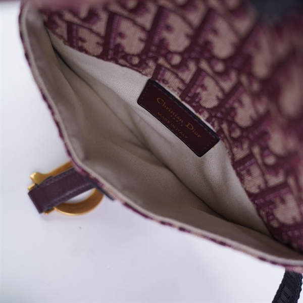 Túi Dior Saddle đỏ sz14 (miệng túi 19cm) (BMC) KG+