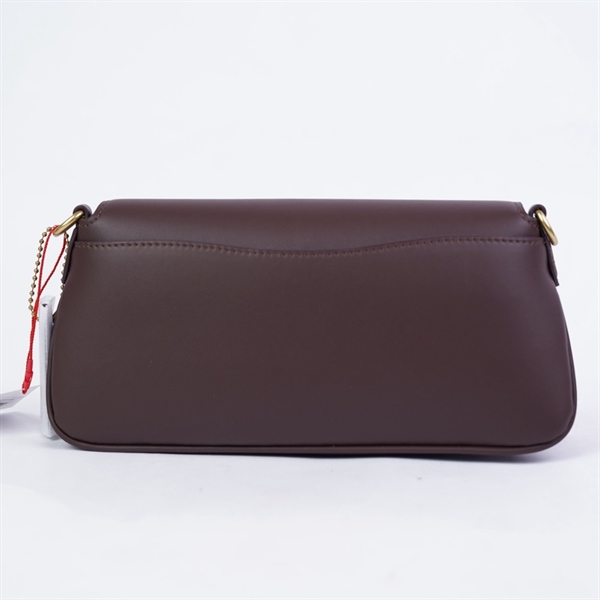 Túi Coach kẹp nách nâu 2strap sz26 +