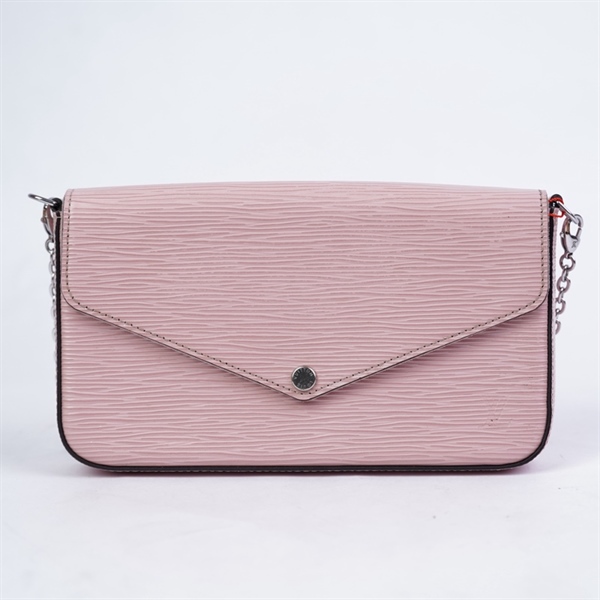 Túi LV Felicie Pochette hồng kèm 2 ví sz21 +