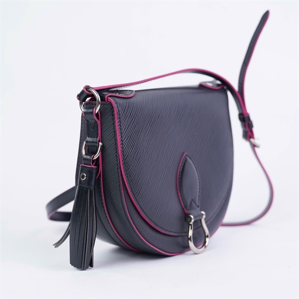 Túi LV đeo chéo đen (FL1137) sz17 (miệng túi 22cm) (LTB) KG+