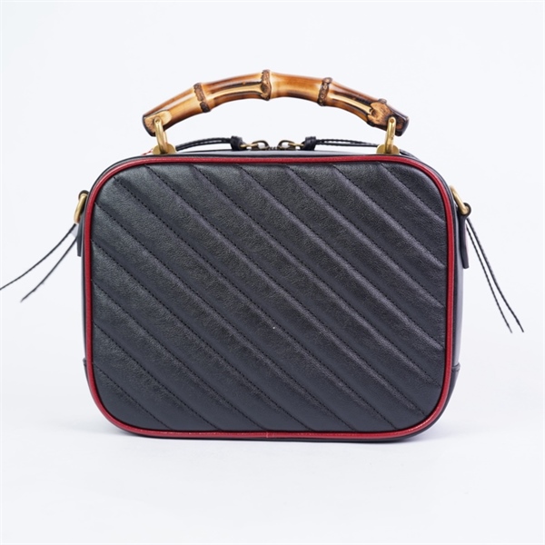 Túi GG Handle đen (G031714503) sz22 (BMC) +