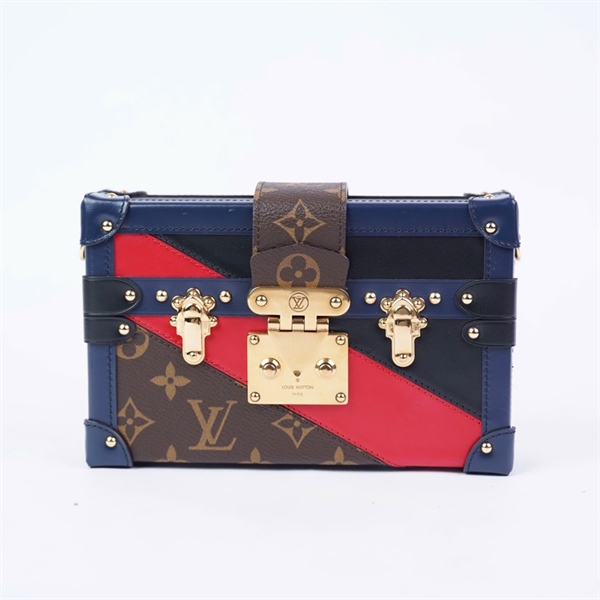 Túi LV Trunk hoa nâu phối đỏ đen (FL2169) sz20 (BMC) KG+