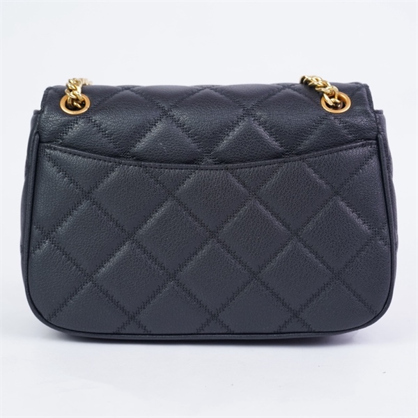 Túi Tory Burch Willa đen bóng sz24 +