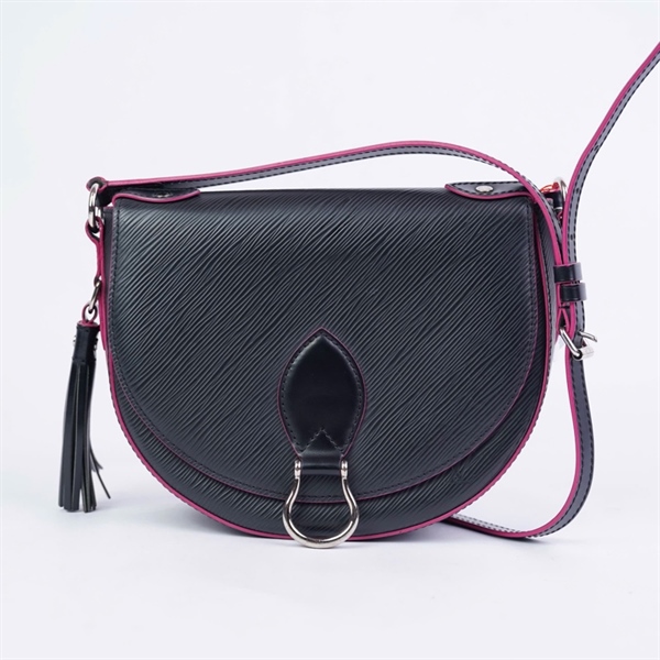 Túi LV đeo chéo đen (FL1137) sz17 (miệng túi 22cm) (LTB) KG+