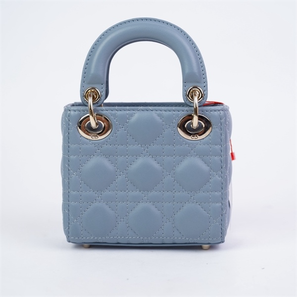 Túi Dior Lady xanh (10-MA-1211) szmicro (LTB) KG+