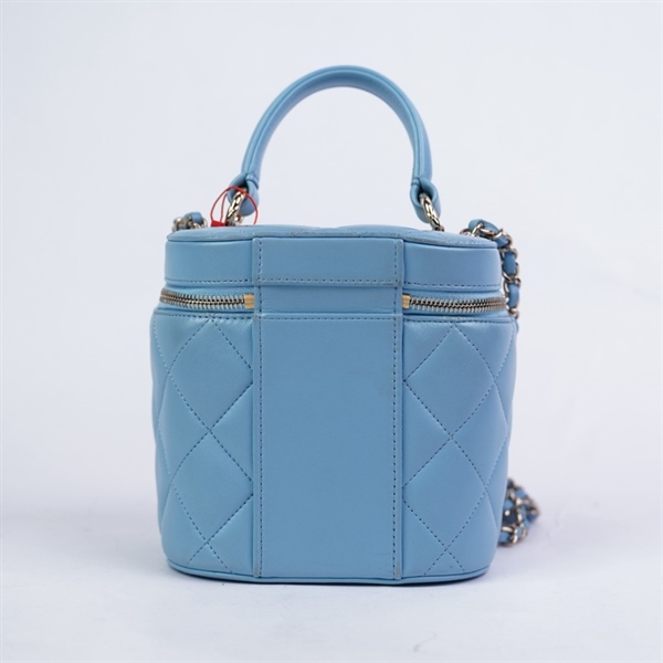 Túi Chanel Vanity xanh (AAUCECC8) sz15 (LTB) KG+