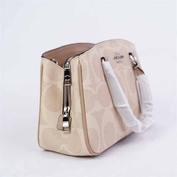 Túi Coach Handle nude sz26 +