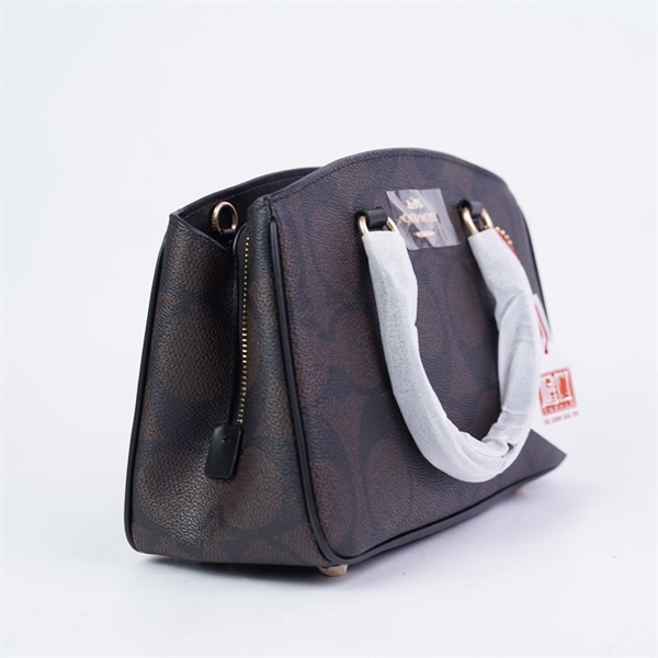 Túi Coach Handle nâu sz26 +