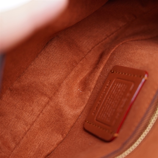 Túi Coach kẹp nách nâu 2strap sz26 +