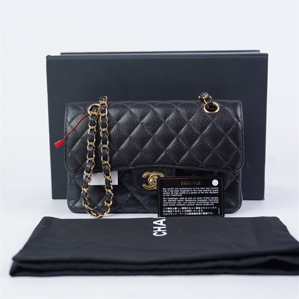 Túi Chanel Classic đen (29682756) sz23 (BMC) KG+