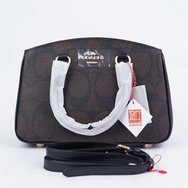 Túi Coach Handle nâu sz26 +