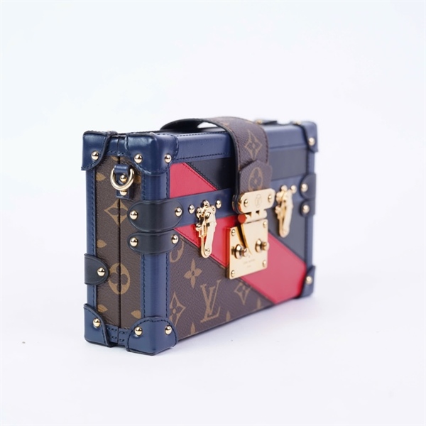 Túi LV Trunk hoa nâu phối đỏ đen (FL2169) sz20 (BMC) KG+