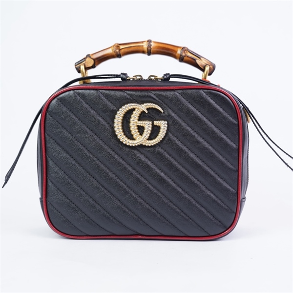 Túi GG Handle đen (D031716562) sz22 (BMC) +