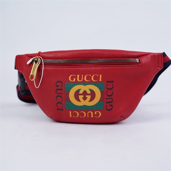 Túi GG Bumbag đỏ (527792-486628) sz15 (miệng túi 26cm) (LTB) KG+
