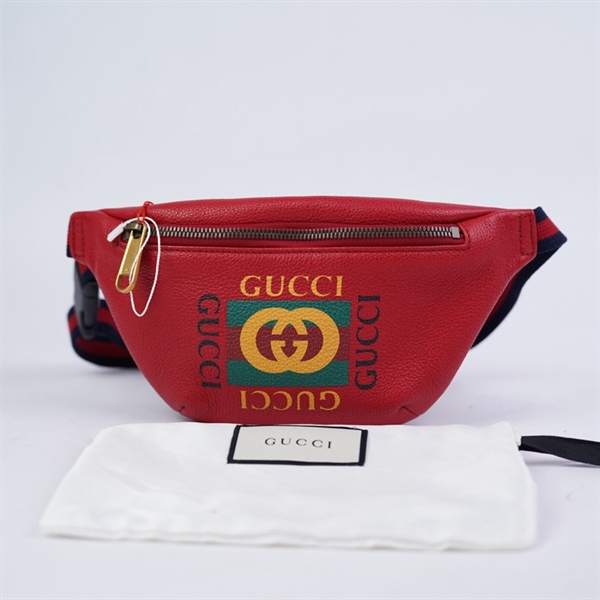 Túi GG Bumbag đỏ (527792-486628) sz15 (miệng túi 26cm) (LTB) KG+