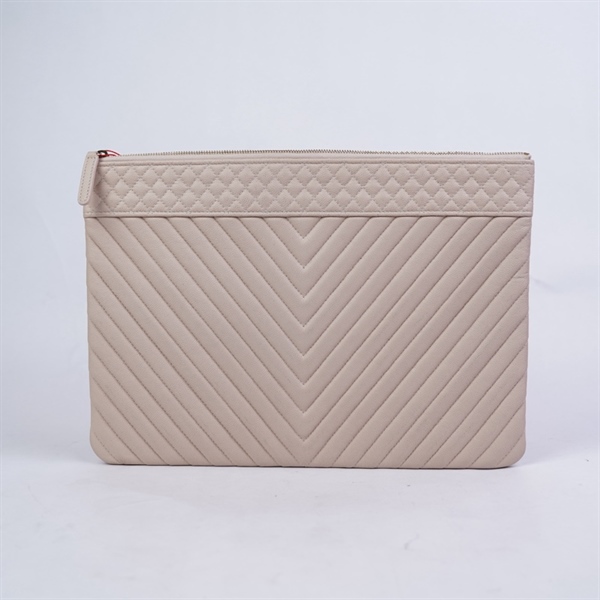 Túi Chanel Clutch nude (24895769) sz34 (LTB) KG+