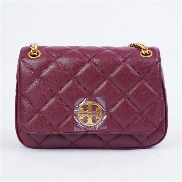 Túi Tory Burch đỏ tím sz24 +