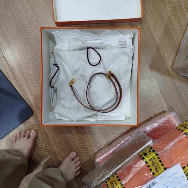 Túi Hermes Kelly nâu (A-1997) sz32 KG+