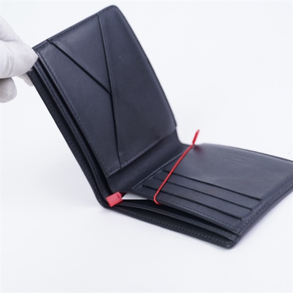 Ví LV ô vuông xanh đen gập 2 (LT) KG+