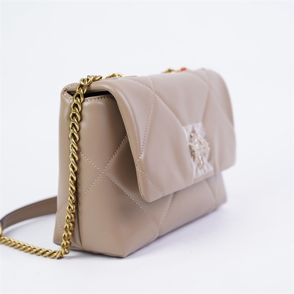 Túi Tory Burch đeo chéo nâu sz24 +