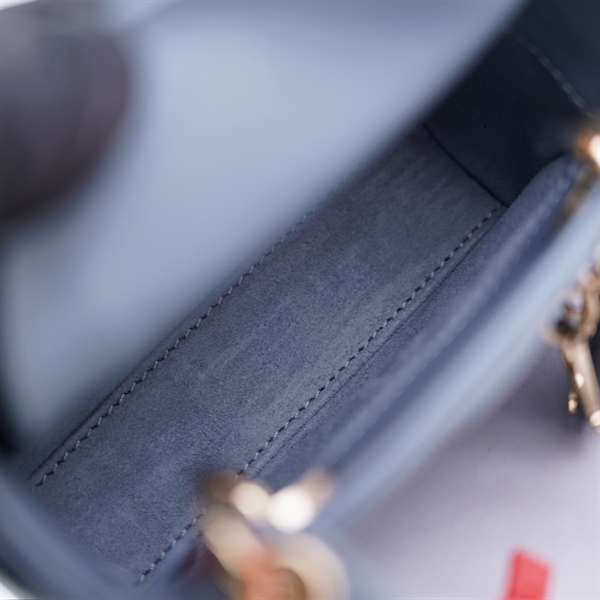 Túi Dior Lady xanh (10-MA-1211) szmicro (LTB) KG+