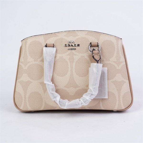 Túi Coach Handle nude sz26 +