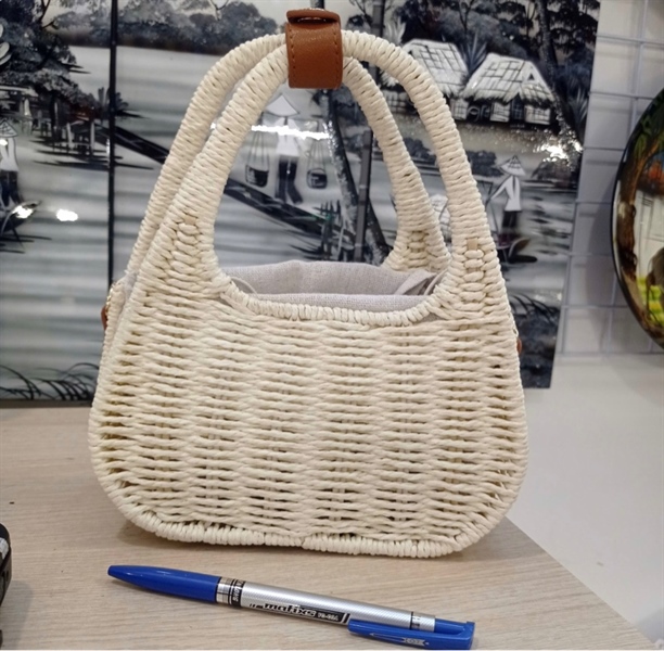 Làn cói quai cong - Seadge bag - Usd 11
