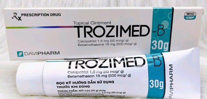 Trozimed-B (Điều trị bệnh vảy nến thông thường (30g) - Davipharm