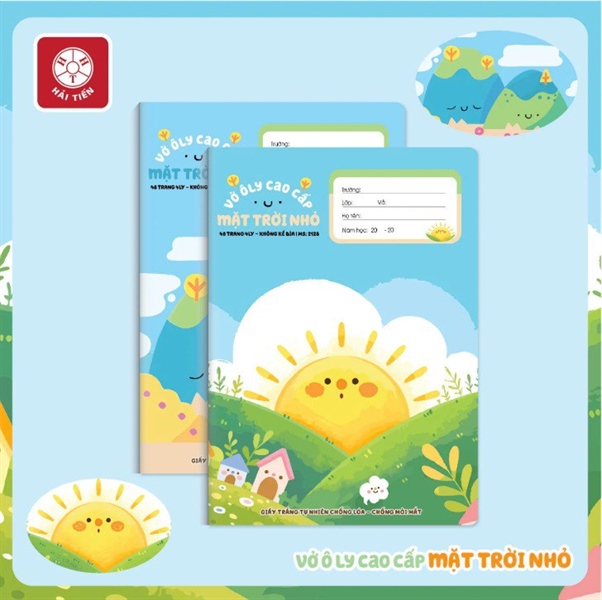 Vở Ô ly cao cấp mặt trời nhỏ 2128 48trang