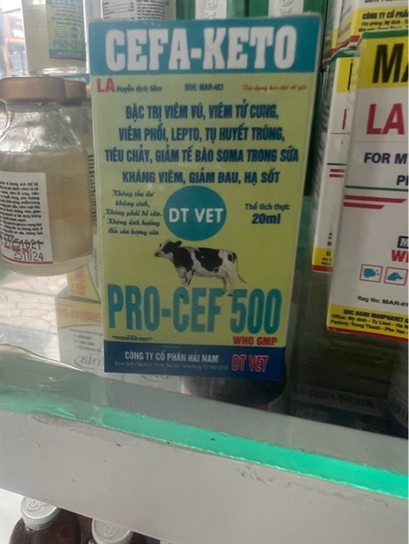 Cefa-Keto viêm vú, tử cung