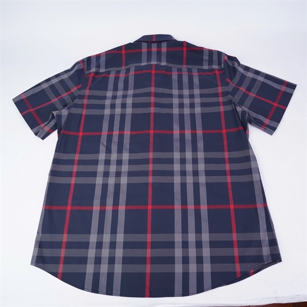 Áo sơ mi BBR xanh đậm pha sọc đỏ szXL (PN) +