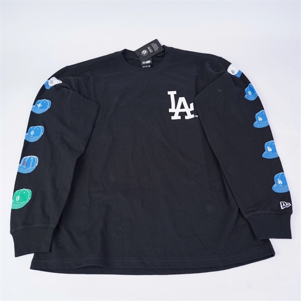 Áo thun New Era đen dài tay (PN) +