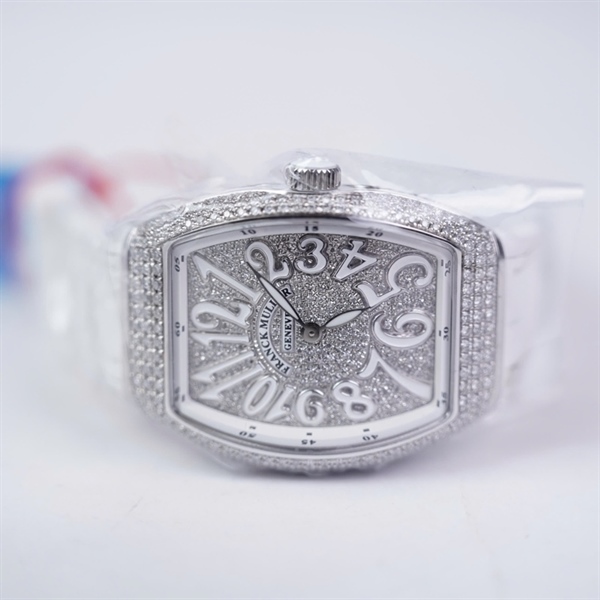 Đồng hồ Franck Muller trắng (No2837) sz32 (HC) KG+