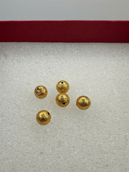 Charm bi vàng trơn