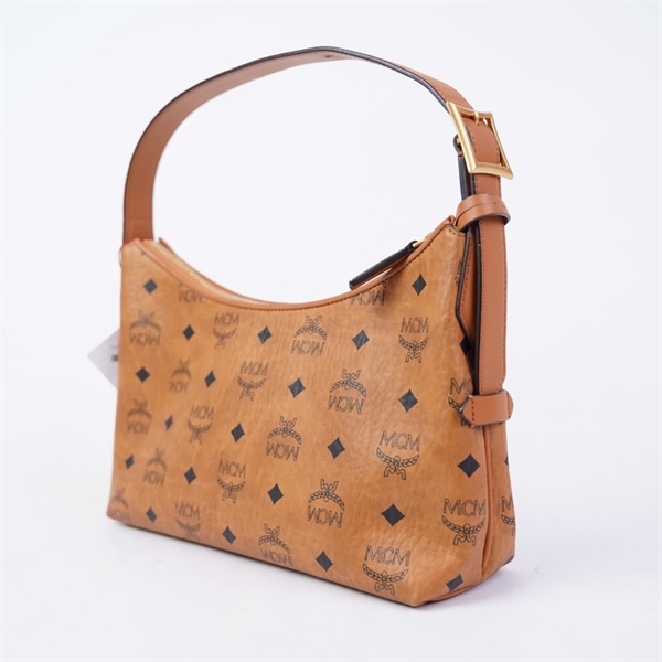 Túi MCM kẹp nách nâu kèm ổ+ 2 chìa sz26 KG+