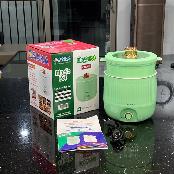 Nồi Đa Năng Kèm Xửng Hấp Osaka MCP180E ( Thùng 12 )