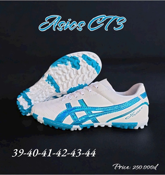 ASICS trắng sọc xanh 230k
