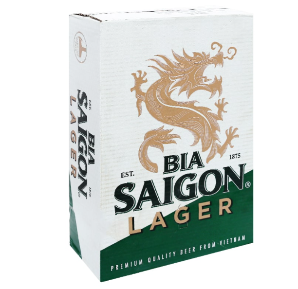 Bia sài gòn lager rẻ lon 330 ml 24 lon / thùng