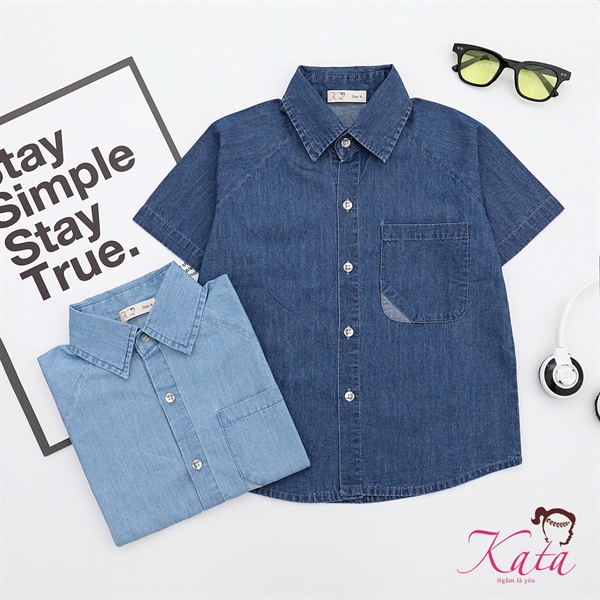 AT SM JEAN TAY RAPLAN CỔ TÚI NGỰC SIZE 4-14,R6