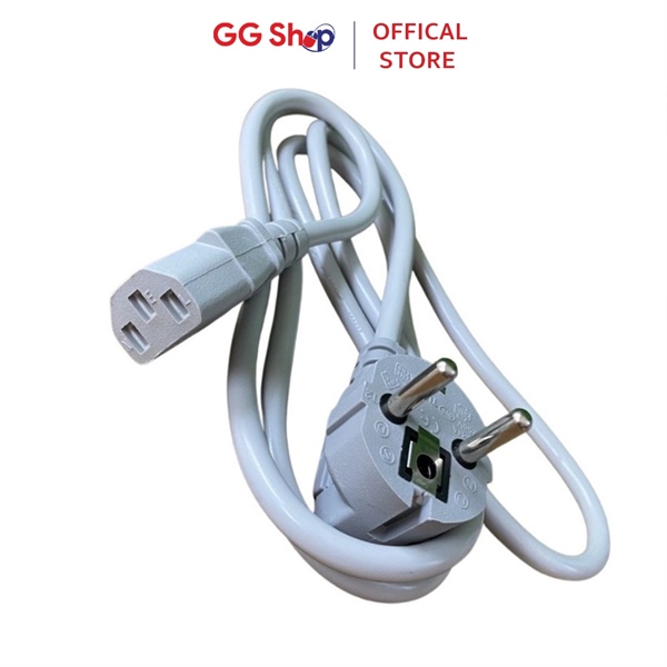 Dây Nguồn Máy Tính, PC Loại Tốt, Màu Xám, Tương Thích Nhiều Thiết Bị Điện