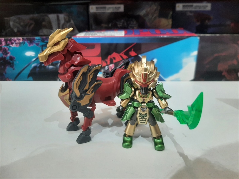 Mua bán (NO BOX)BLOKEES INFINITY GALAXY VERSION TUBRO03 GUAN YU+NGỰA