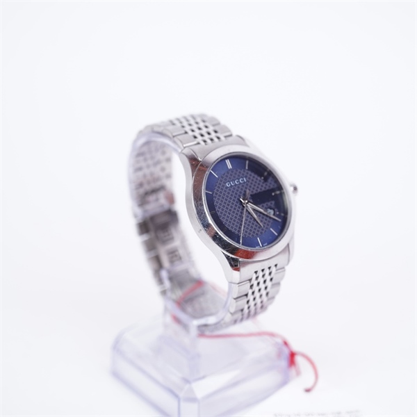 Đồng hồ GG bạc mặt xanh (17123778) sz42 (PN) KG+