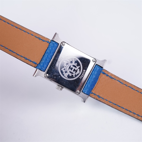 Đồng hồ Hermes dây xanh đậm (1169758) sz23 (PN) KG+